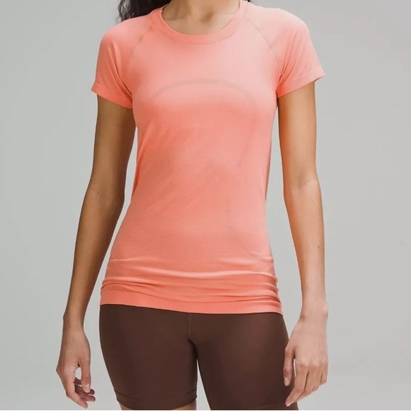 Lululemon swiftly tech size 6 SUNNY CORAL - Picture 3 of 7
